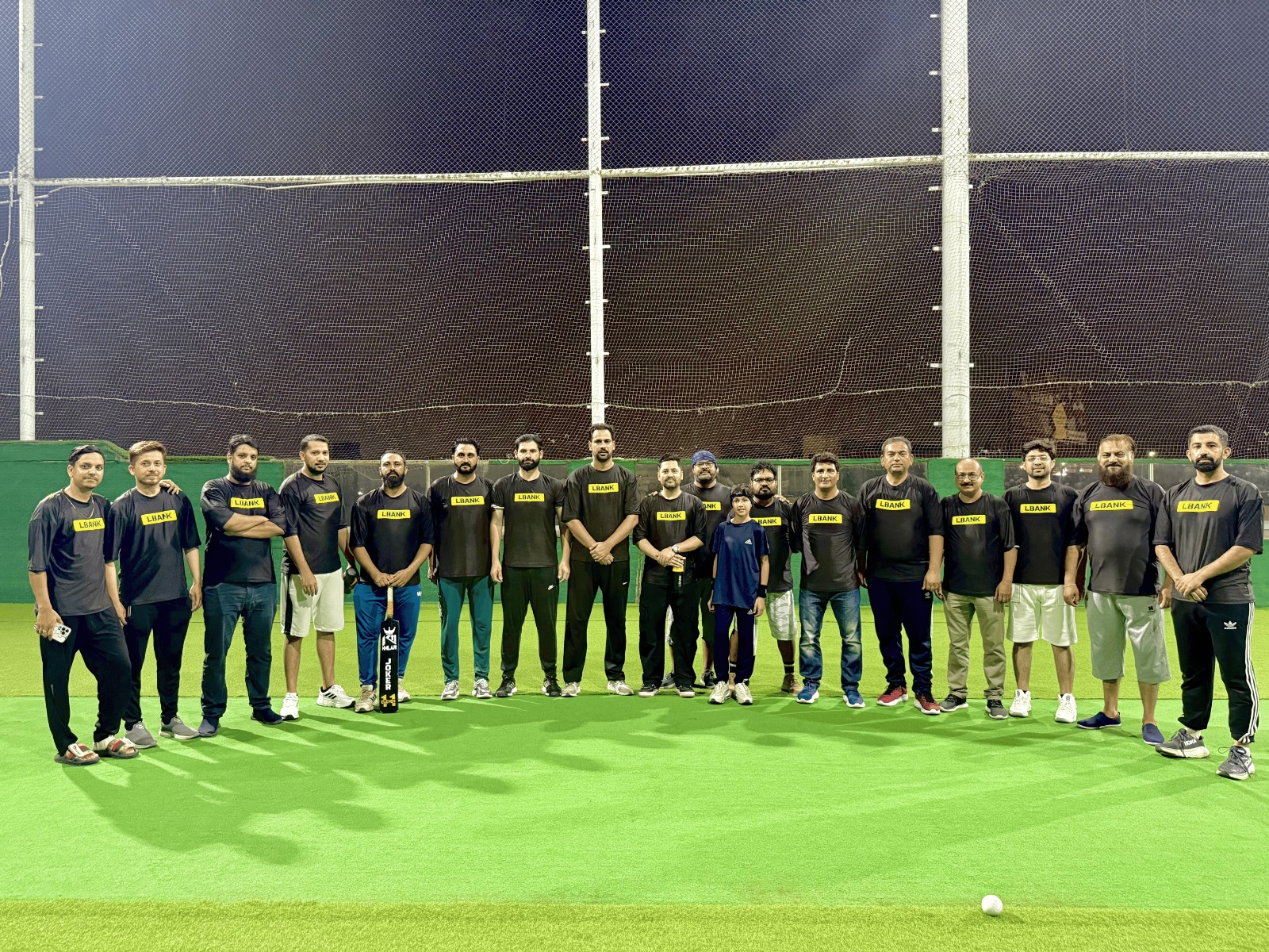 LBank cricket team event